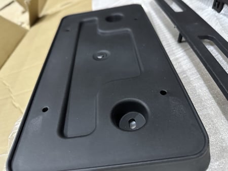 قاعد لوحه خلفيه واماميه موستنق 13-14