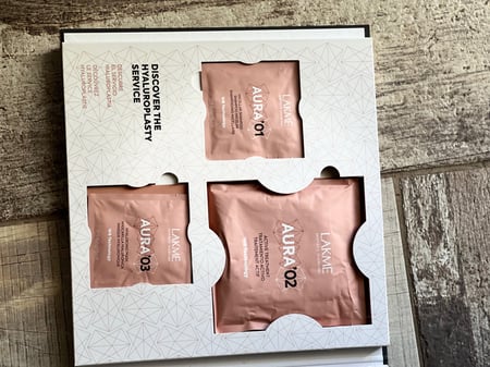 بوكس معالج اورا مع شامبو مع القناع