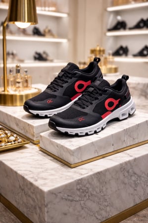 حذاء رياضي اسود واحمر مرررررررريح مثل الغيمه ☁️