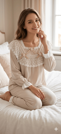 بجامة الأميرات شتوية مخمل أنيقة