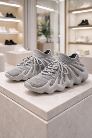 حذاء رياضي رصاصي فاتح موديل رقم 1