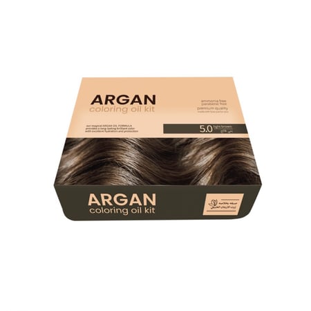 صبغة الأرقان اللون بني فاتح