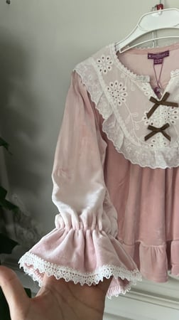 بجامة الأميرات شتوية مخمل أنيقة