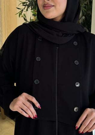 عباية كريب بسحاب عمليه جداً ماتتعرفط