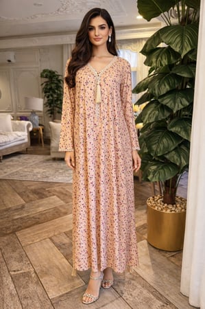 دراعه رمضانية فري سايز كريب خفيف وبارد جداً مايتعرفط