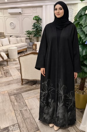 عباية قماش فيتنامي طايح وخفيف جودته جدا جداً ممتازه