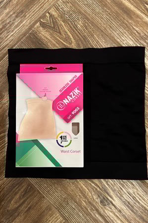 مشد البطن وسط مرتفع اسود صناعة تركية