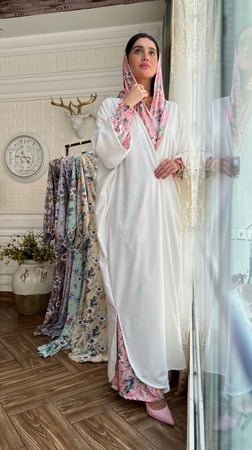 مخور اماراتي وردي مشجر حرير بيور