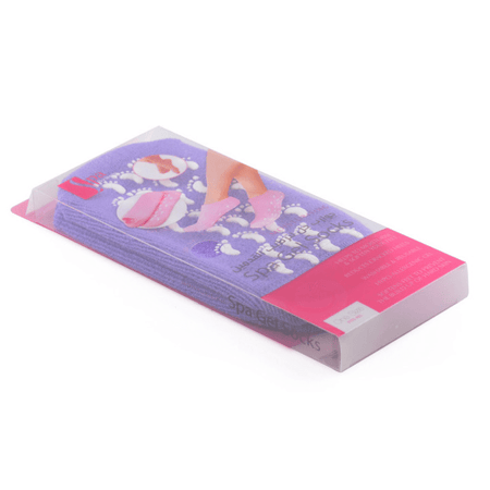 جوارب جل لترطيب القدمين من سبا سيستم - بنفسجي