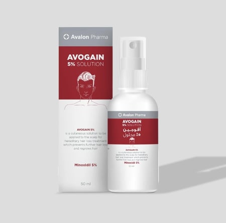 عرض : عدد 2 أفالون افوجين 5%محلول 50 مل