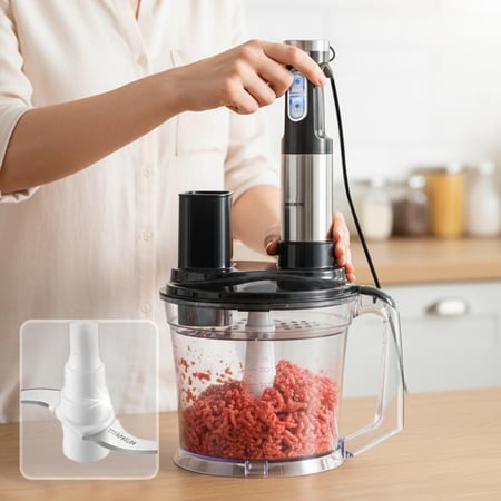 خلاط يدوي متعدد الوظائف من ريبون