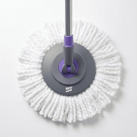 ممسحة أيقونة كلين مع دلو عصر ذكي وفصل الماء النظيف عن المتسخ