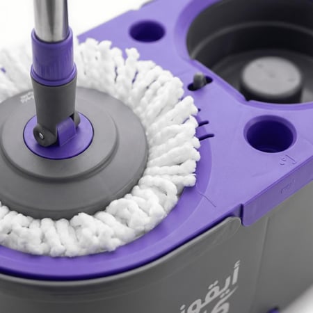 ممسحة أيقونة كلين مع دلو عصر ذكي وفصل الماء النظيف عن المتسخ