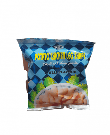 بطاطس فخذ الدجاج بالفلفل  12 جرام