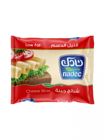 جبنة شرائح برجر قليل الدسم نادك 400 جرام