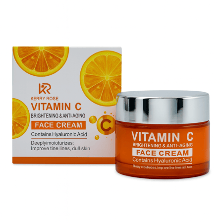 كريم فيتامين C معالج ومرطب للبشرة يعمل  على تفتيح البشرة واعطاء  مظهر صحي  مشرق