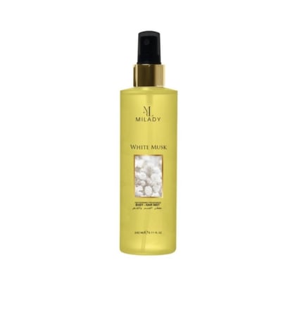 معطر الشعر والجسم بالمسك الأبيض من ميليدي : رائحة النقاء  المنعش للاستخدام اليومي
