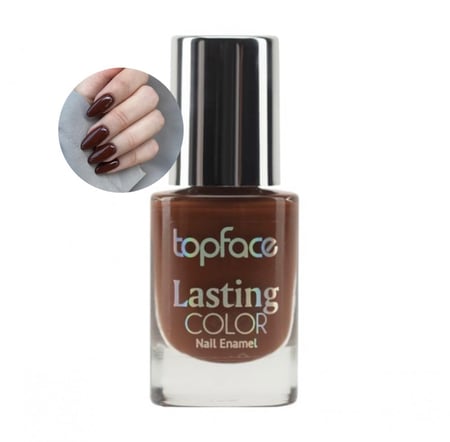 طلاء اظافر توب فيس بني لامع 006سريع الجفاف