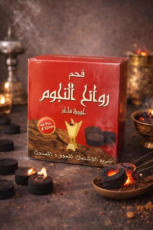 فحم  سريع الاشتعال 40 قرص