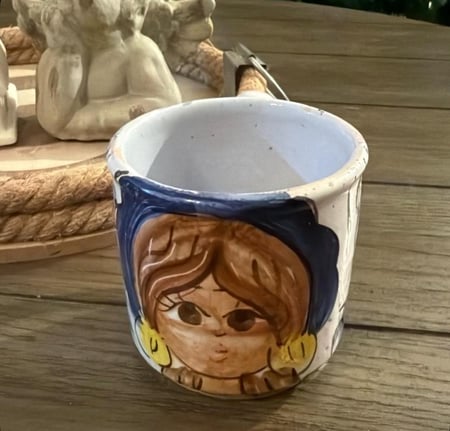 كوب سيرامياك برسومات يدويه جميلة