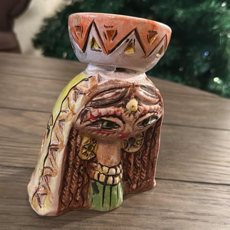 مبخره وفواحة سيراميك شغل ورسم يدوي