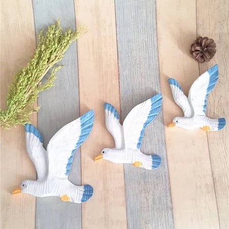 3 قطع من تعليقات الطيور  الجدارية