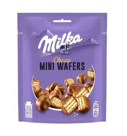 ميلكا ميني ويفر مغطى بالشوكلاته 110g