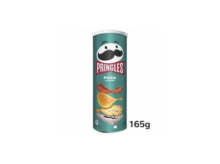 برنجلز بنكهة البيتزا 165g مستورد من بريطانيا