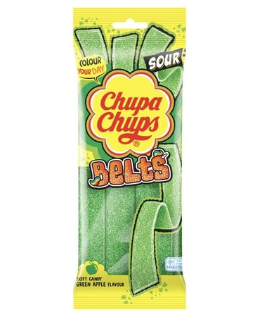 شوبا شوبس بنكهة التفاح الحامض شرايط 90g