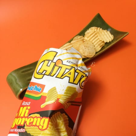 شيبس شيتاتو بنكهة الاندومي