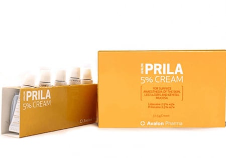 بريلا 5%كريم 5جم 5 حبات