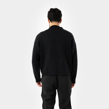 Black  Logo Sweater