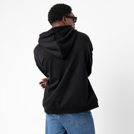 Black Fake Smile Hoodie