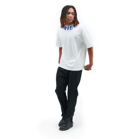 White Neck Logo T-shirt