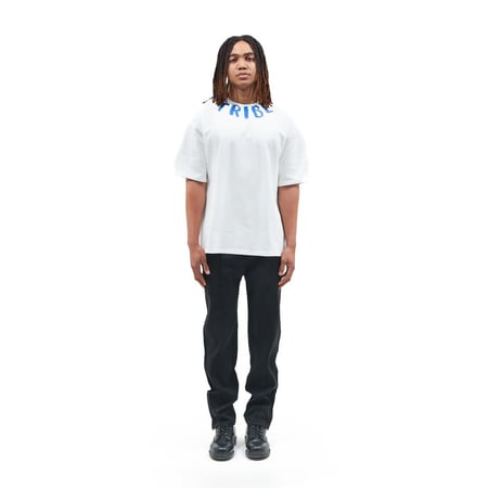 White Neck Logo T-shirt