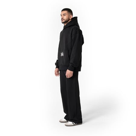 Black Web Hoodie