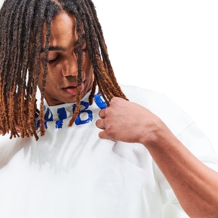 White Neck Logo T-shirt