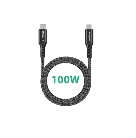 بكج الشحن السريع اربع كيابل مع فيش بثلاث منافذ يدعم الشحن السريع