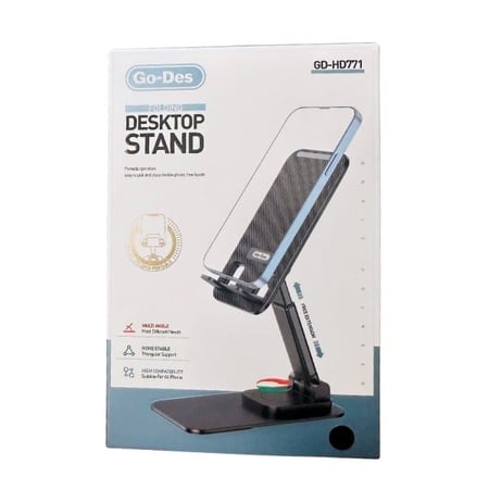 GO-Des - ستاند للجوال مكتبي القابل للطي م  GD-HD771 ماركة جو ديس