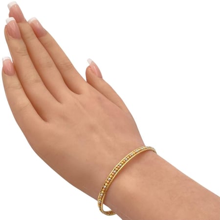 اسواره دوريكا ذهب عيار 18 الوزن 8.05 جرام