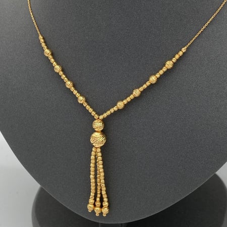 سبحه ذهب عيار 21 الوزن 11.43 جرام