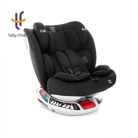 كرسي سيارة قابل للتحول - أسود