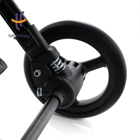 عربة الطيارة اتجاهين من طفلي فرحتي  - رمادي