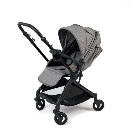 عربية اتجاهين قابلة للطي - رمادي