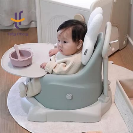 كرسي أطفال متعدد الوظائف (6 في 1) من طفلي فرحتي - وردي