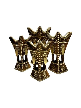 طقم مباخر حائليه بني