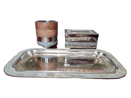 طقم مبخره وصينية وصندوق