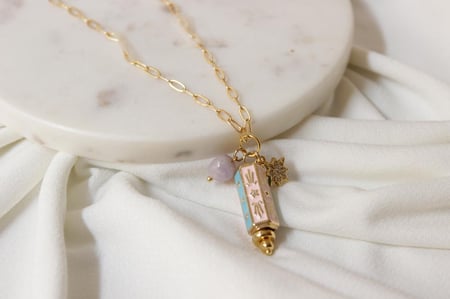 سلسله كاندي بار مع نجمه زركون وحجر موف