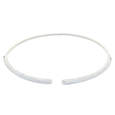 سلسله زركون فضه نقيه عيار 925