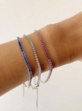 اساور تنس فضه نقيه عيار ٩٢٥